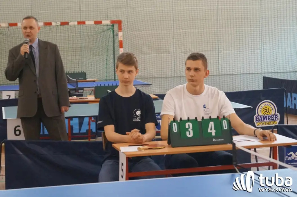 Rozegrali drugi turniej tenisa stołowego
