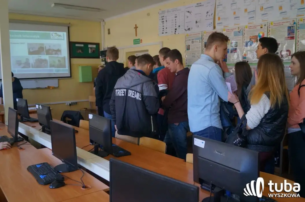 Gimnazjaliści zwiedzili zakątki „Kopernika”