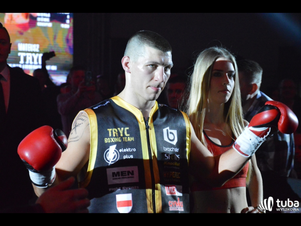 Wygrana Mateusza Tryca na punkty podczas Friday Boxing Night w Wyszkowie