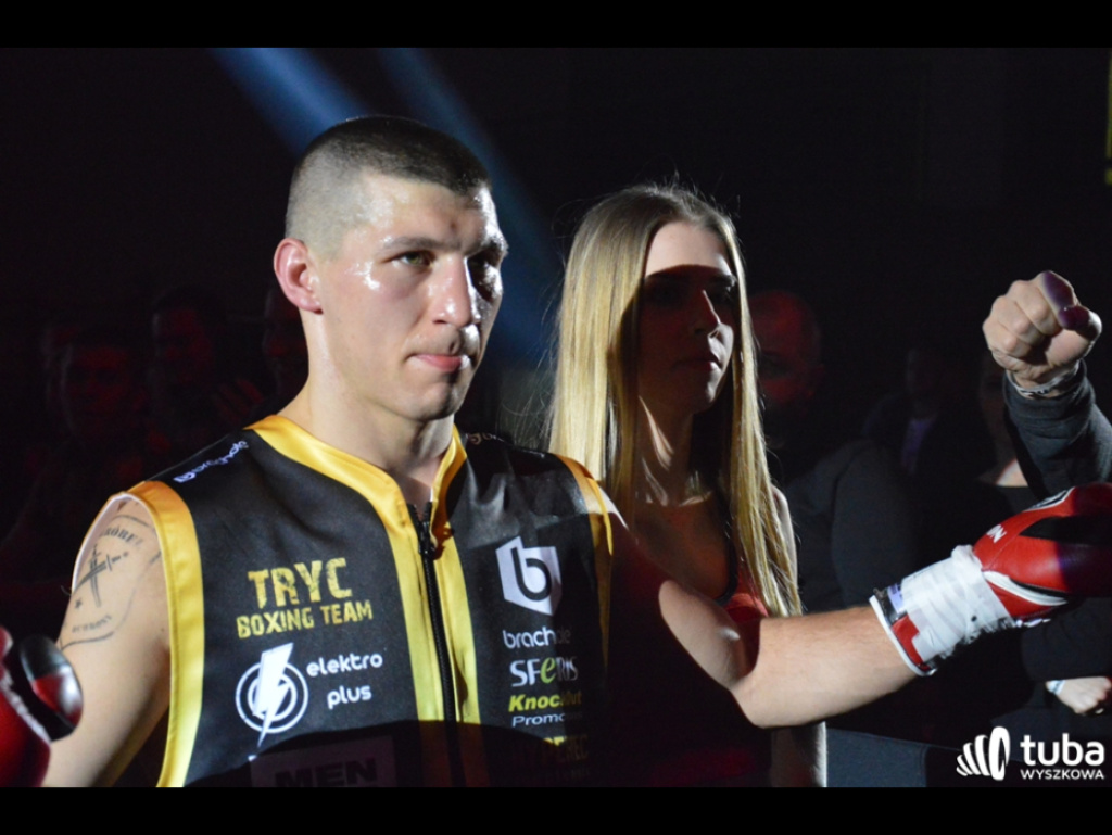 Wygrana Mateusza Tryca na punkty podczas Friday Boxing Night w Wyszkowie