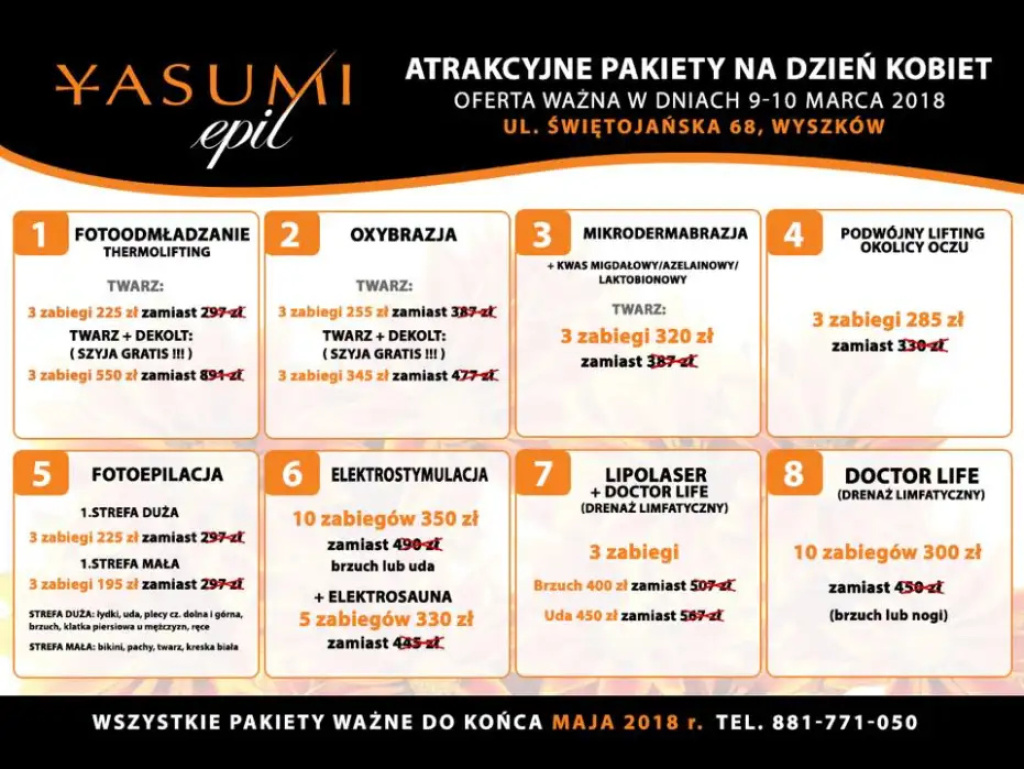 Pokazy, promocje, porady, czyli  jak świętowano Dzień Kobiet w Yasumi Wyszków (video)