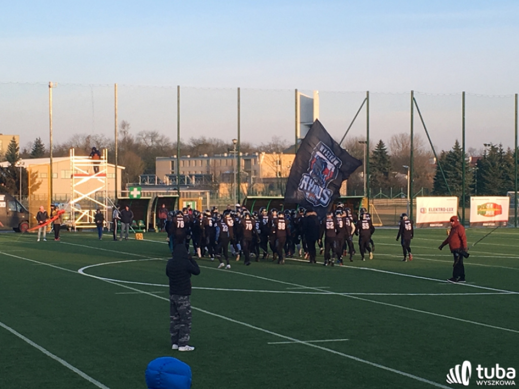 Rhinos z premierowym zwycięstwem w futbolowej ekstraklasie