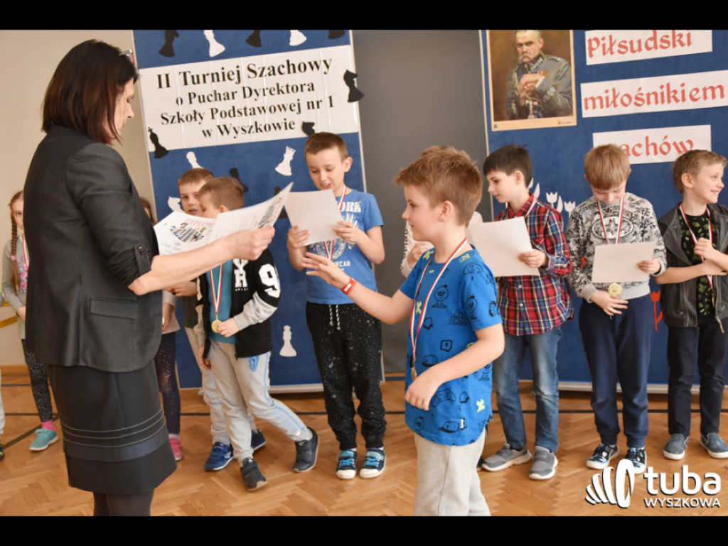 Wielkie zmagania najmłodszych szachistów. II Turniej Szachowy  o Puchar Dyrektora Szkoły Podstawowej nr 1 w Wyszkowie