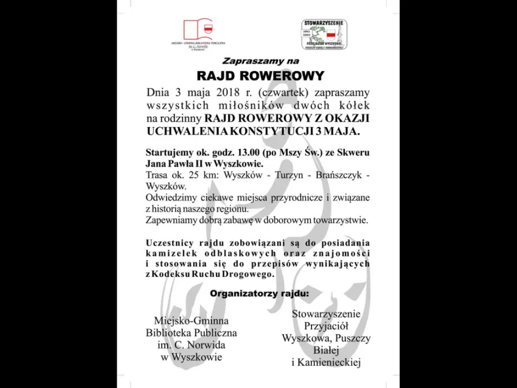 Patriotycznie, aktywnie, sportowo, czyli majówka po wyszkowsku