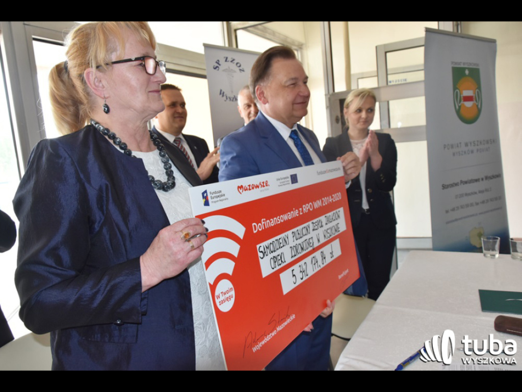 Ważny dzień dla pacjentów wyszkowskiego szpitala. 5 mln zł dotacji na remont interny i kardiologii