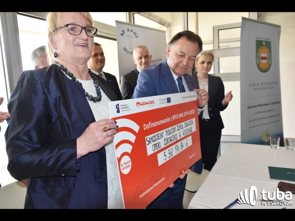 Ważny dzień dla pacjentów wyszkowskiego szpitala. 5 mln zł dotacji na remont interny i kardiologii