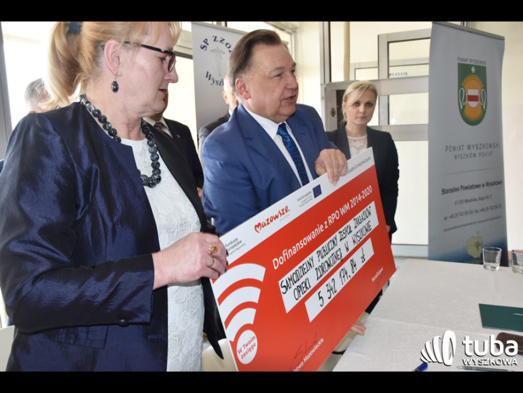 Ważny dzień dla pacjentów wyszkowskiego szpitala. 5 mln zł dotacji na remont interny i kardiologii