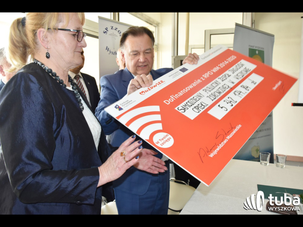 Ważny dzień dla pacjentów wyszkowskiego szpitala. 5 mln zł dotacji na remont interny i kardiologii