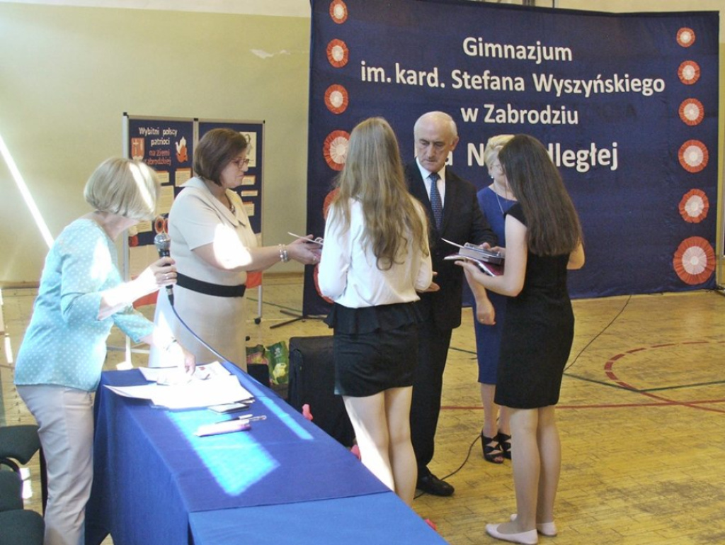 Święto Patrona Szkoły w Gimnazjum w Zabrodziu