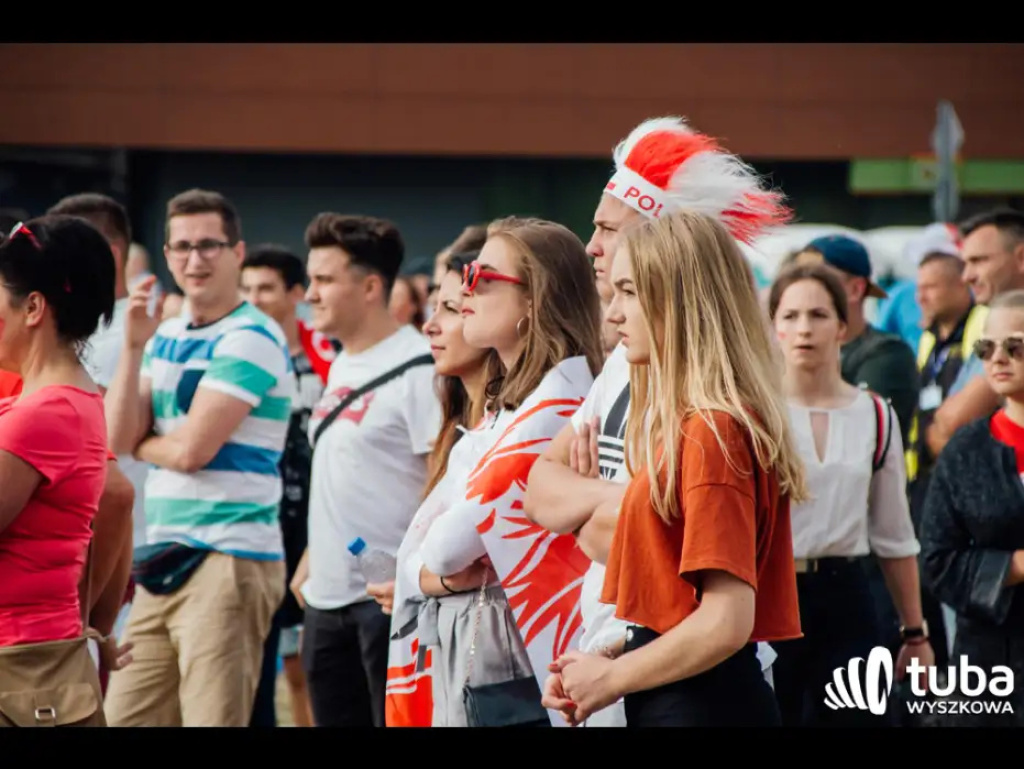 Wyszkowskie kibicowanie Polsce. Tłumy w strefie kibica