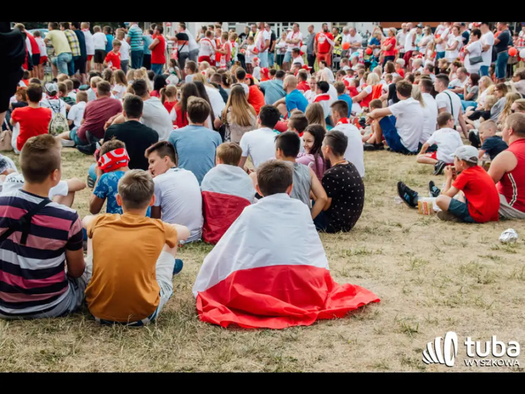 Wyszkowskie kibicowanie Polsce. Tłumy w strefie kibica