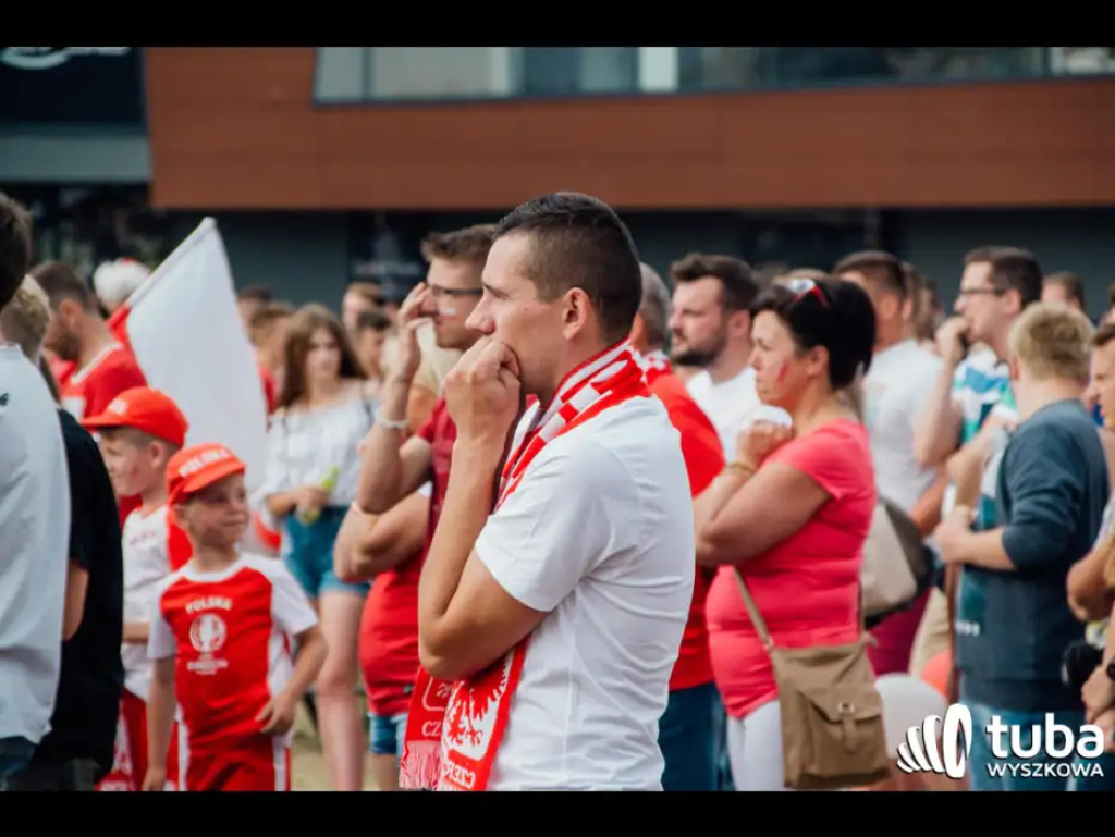 Wyszkowskie kibicowanie Polsce. Tłumy w strefie kibica