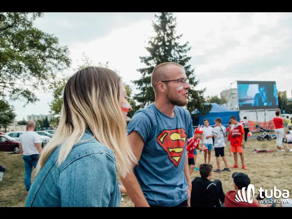 Wyszkowskie kibicowanie Polsce. Tłumy w strefie kibica