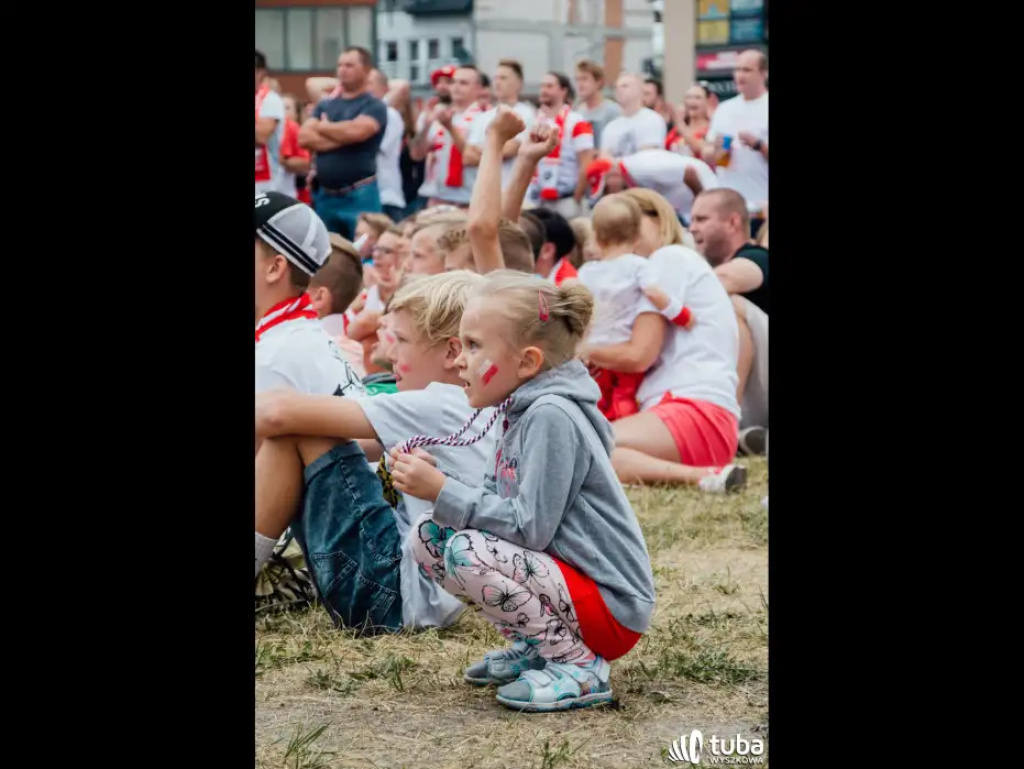 Wyszkowskie kibicowanie Polsce. Tłumy w strefie kibica