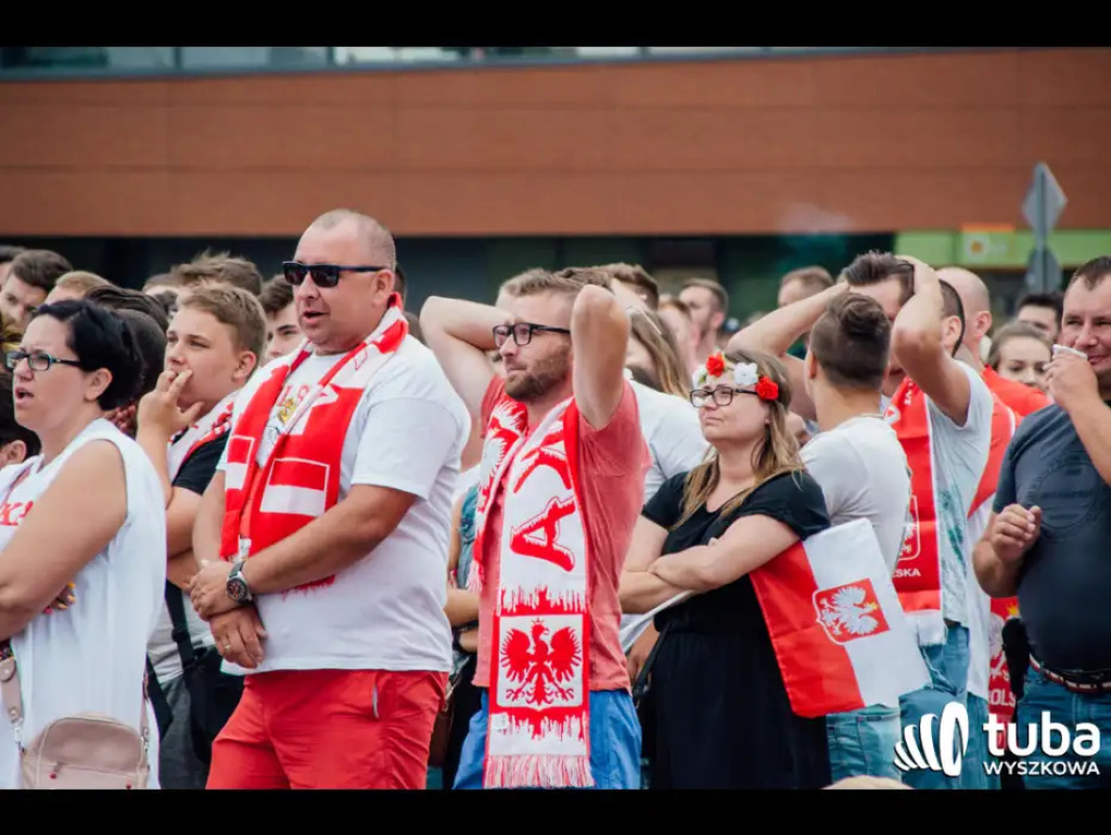 Wyszkowskie kibicowanie Polsce. Tłumy w strefie kibica