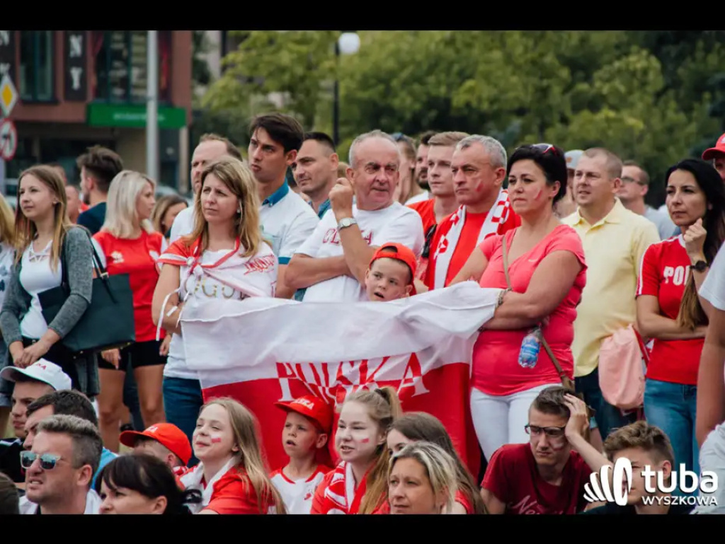 Wyszkowskie kibicowanie Polsce. Tłumy w strefie kibica