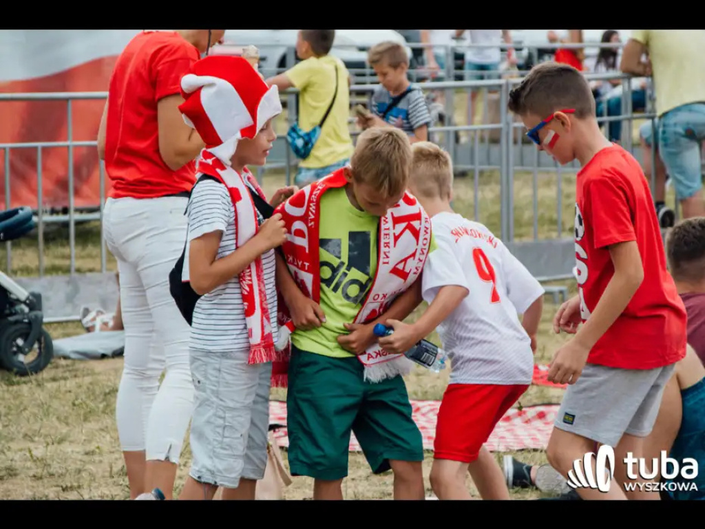 Wyszkowskie kibicowanie Polsce. Tłumy w strefie kibica