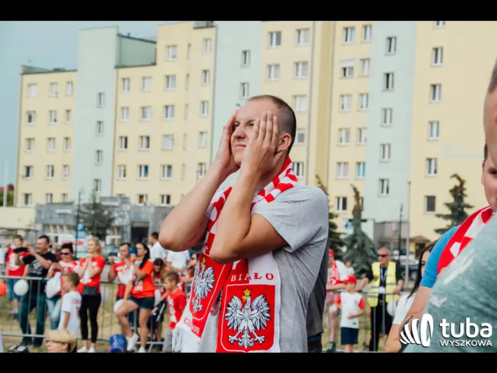 Wyszkowskie kibicowanie Polsce. Tłumy w strefie kibica