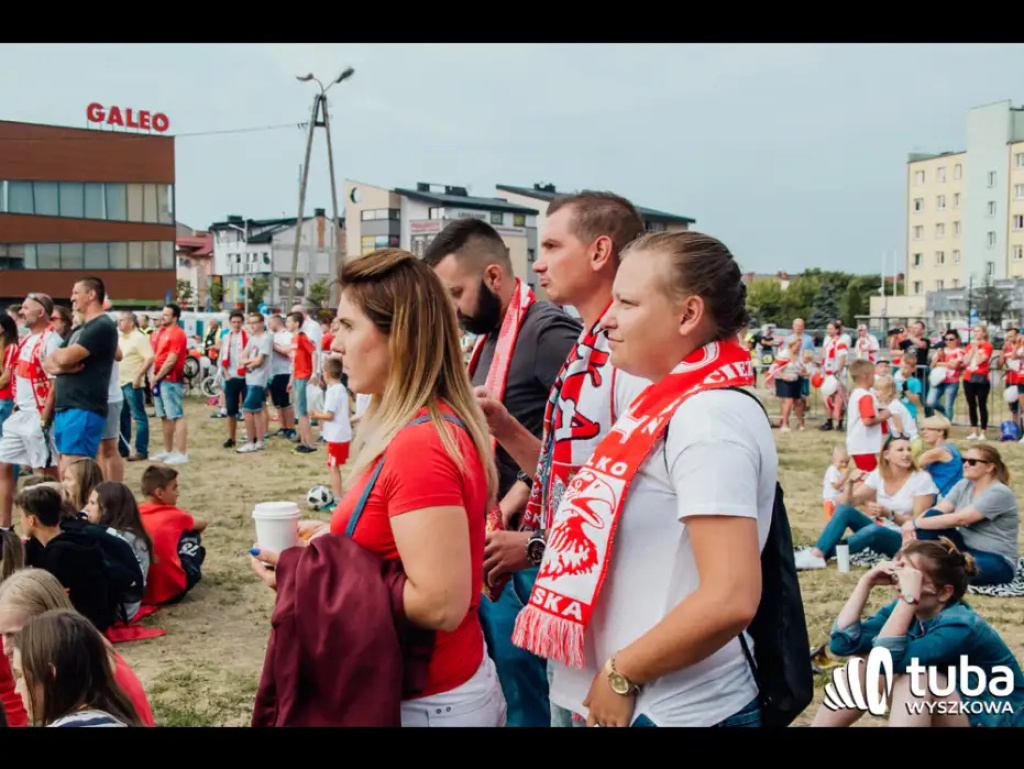 Wyszkowskie kibicowanie Polsce. Tłumy w strefie kibica