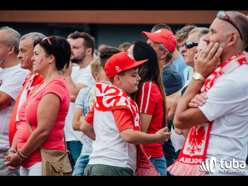 Wyszkowskie kibicowanie Polsce. Tłumy w strefie kibica