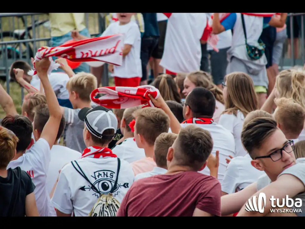 Wyszkowskie kibicowanie Polsce. Tłumy w strefie kibica