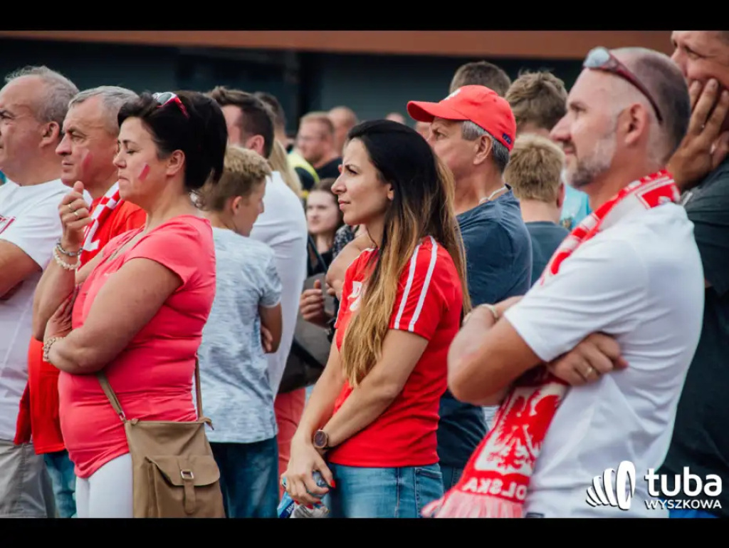 Wyszkowskie kibicowanie Polsce. Tłumy w strefie kibica