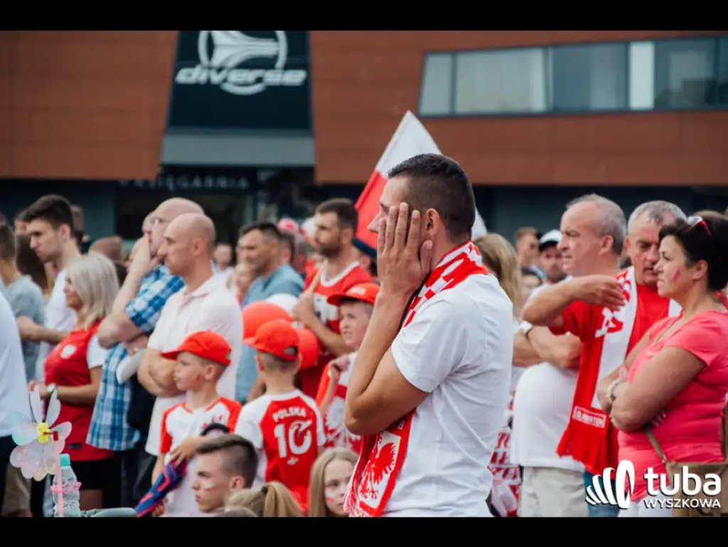Wyszkowskie kibicowanie Polsce. Tłumy w strefie kibica