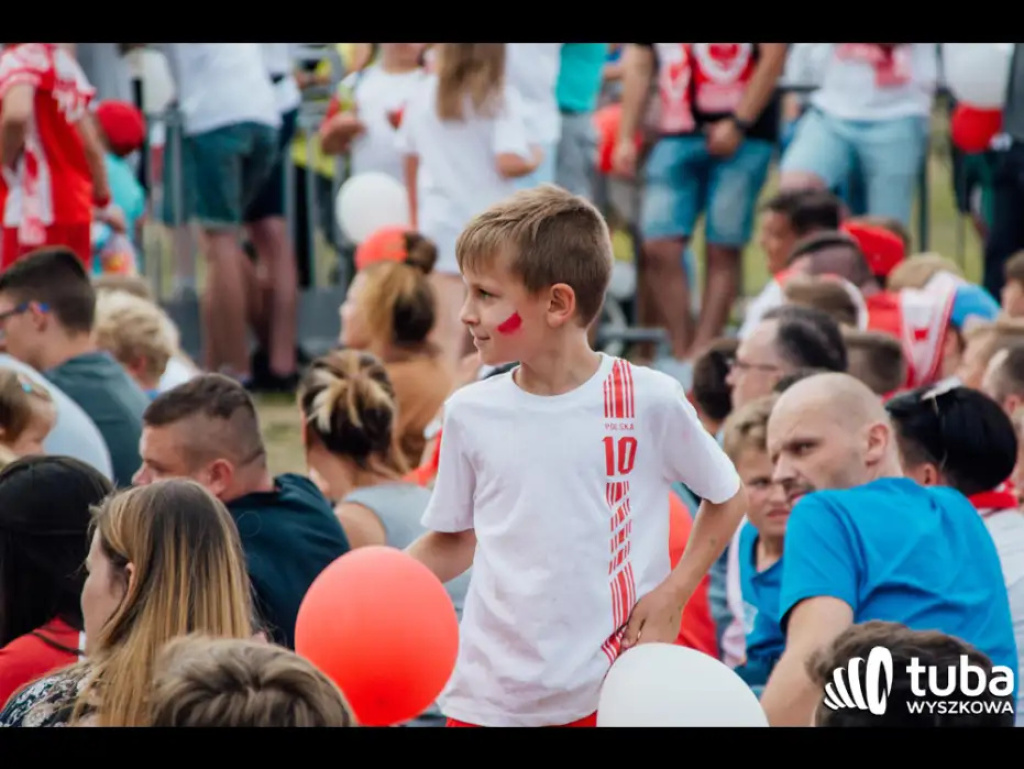 Wyszkowskie kibicowanie Polsce. Tłumy w strefie kibica