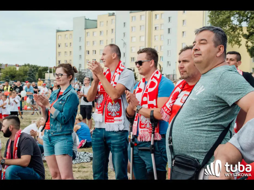 Wyszkowskie kibicowanie Polsce. Tłumy w strefie kibica