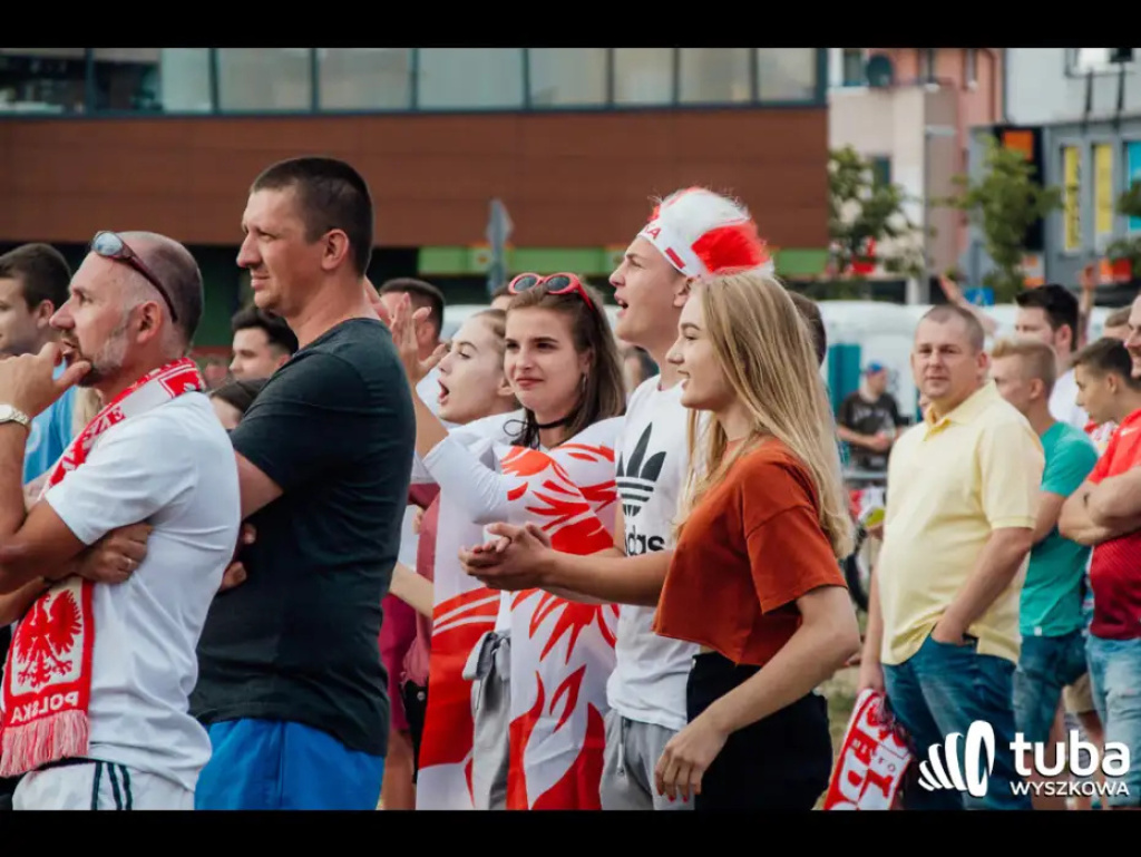 Wyszkowskie kibicowanie Polsce. Tłumy w strefie kibica