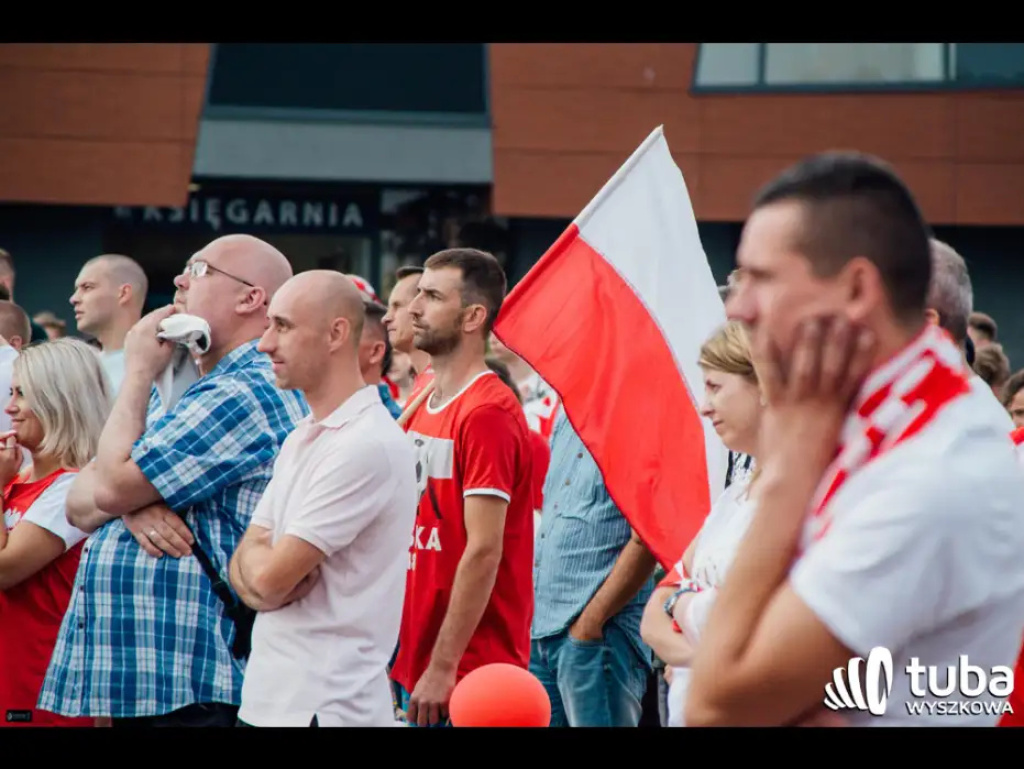 Wyszkowskie kibicowanie Polsce. Tłumy w strefie kibica