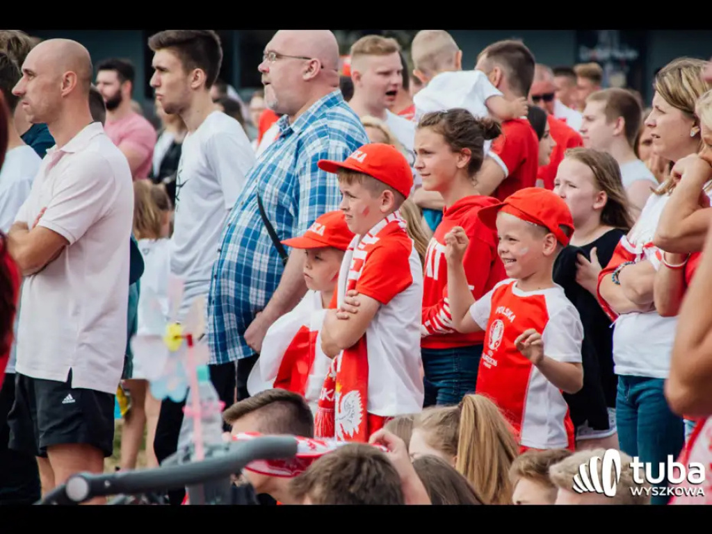 Wyszkowskie kibicowanie Polsce. Tłumy w strefie kibica