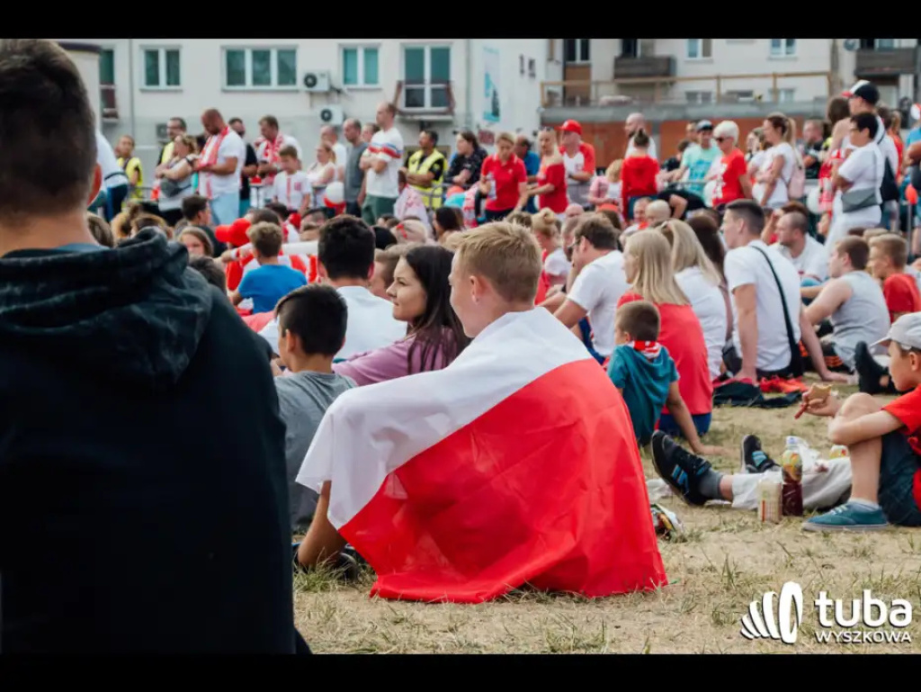 Wyszkowskie kibicowanie Polsce. Tłumy w strefie kibica