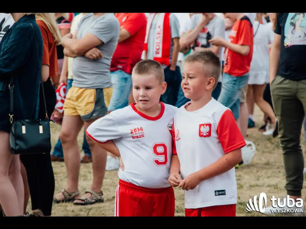 Wyszkowskie kibicowanie Polsce. Tłumy w strefie kibica