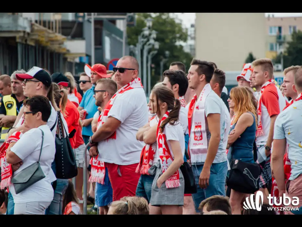 Wyszkowskie kibicowanie Polsce. Tłumy w strefie kibica