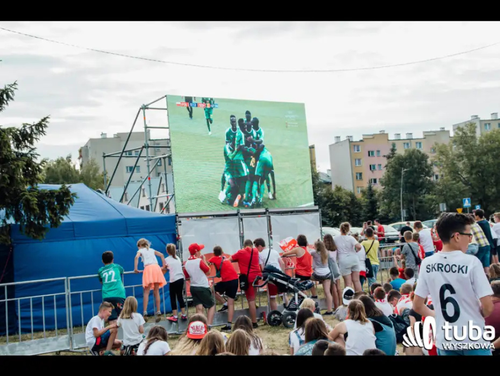 Wyszkowskie kibicowanie Polsce. Tłumy w strefie kibica