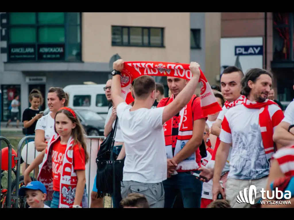 Wyszkowskie kibicowanie Polsce. Tłumy w strefie kibica