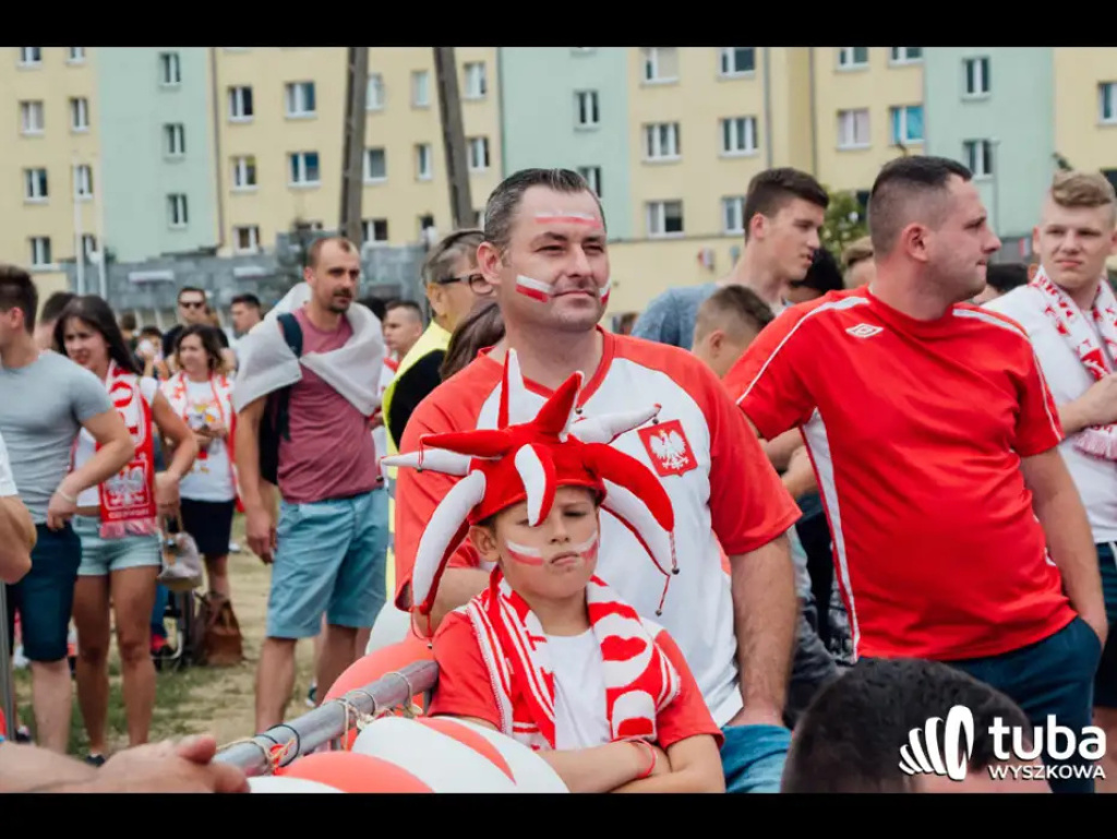 Wyszkowskie kibicowanie Polsce. Tłumy w strefie kibica