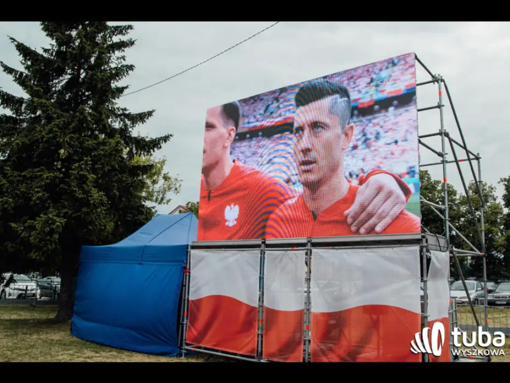 Wyszkowskie kibicowanie Polsce. Tłumy w strefie kibica