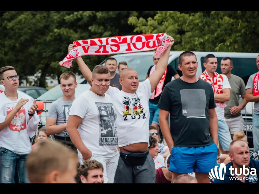 Wyszkowskie kibicowanie Polsce. Tłumy w strefie kibica