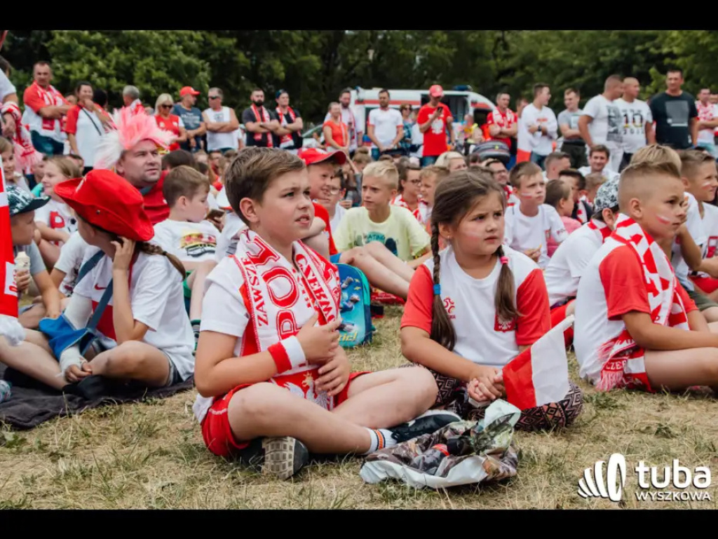 Wyszkowskie kibicowanie Polsce. Tłumy w strefie kibica