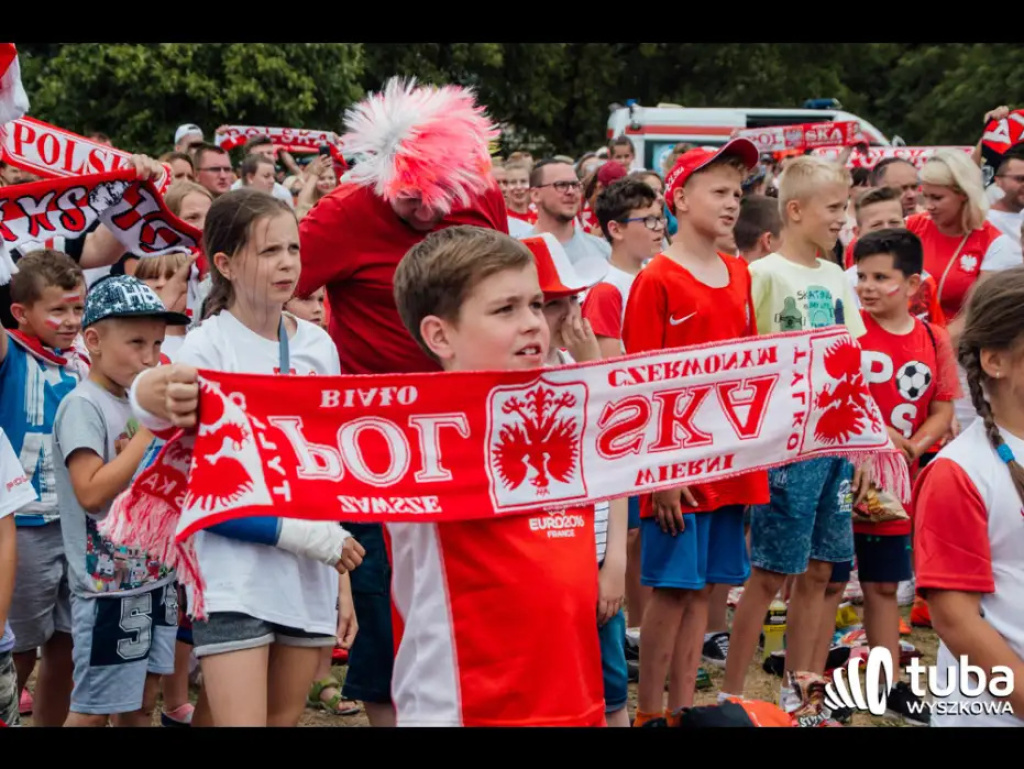 Wyszkowskie kibicowanie Polsce. Tłumy w strefie kibica