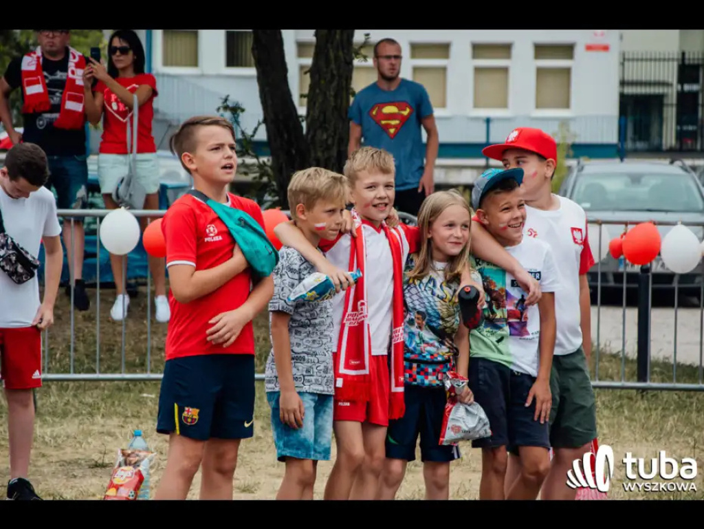 Wyszkowskie kibicowanie Polsce. Tłumy w strefie kibica
