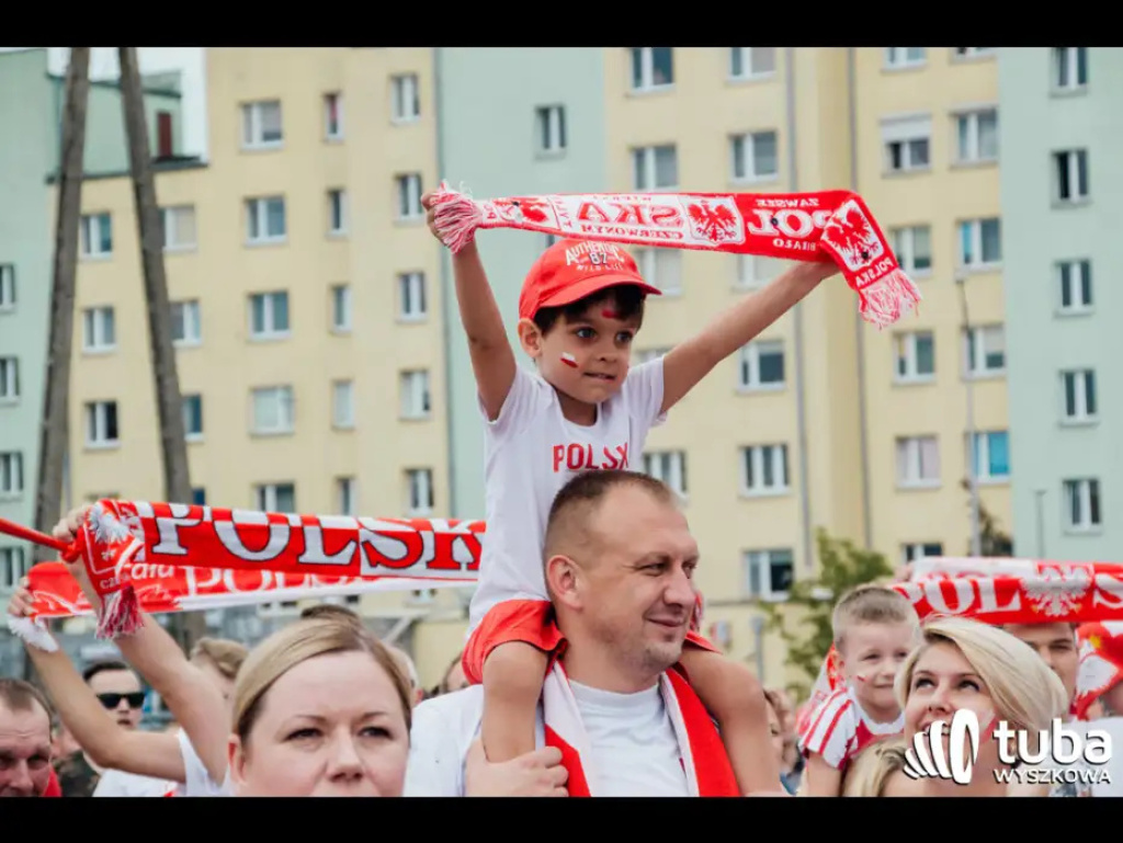 Wyszkowskie kibicowanie Polsce. Tłumy w strefie kibica