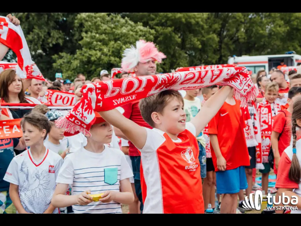 Wyszkowskie kibicowanie Polsce. Tłumy w strefie kibica