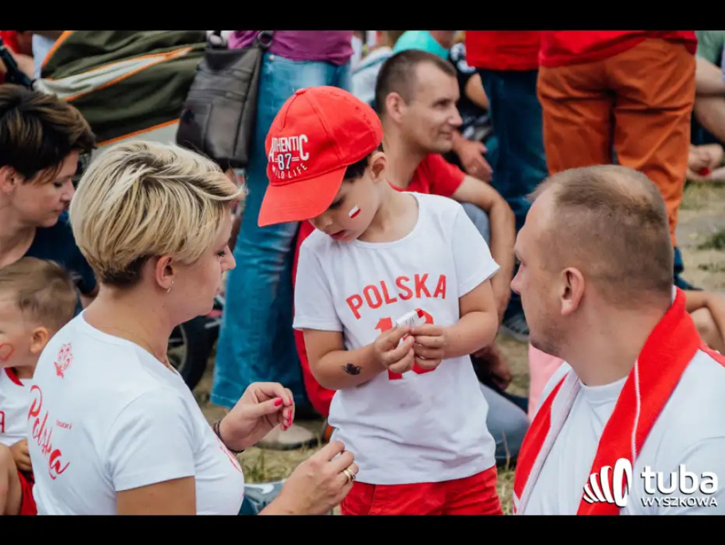 Wyszkowskie kibicowanie Polsce. Tłumy w strefie kibica