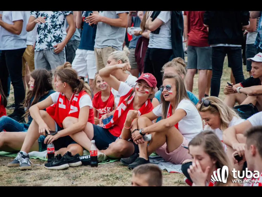 Wyszkowskie kibicowanie Polsce. Tłumy w strefie kibica