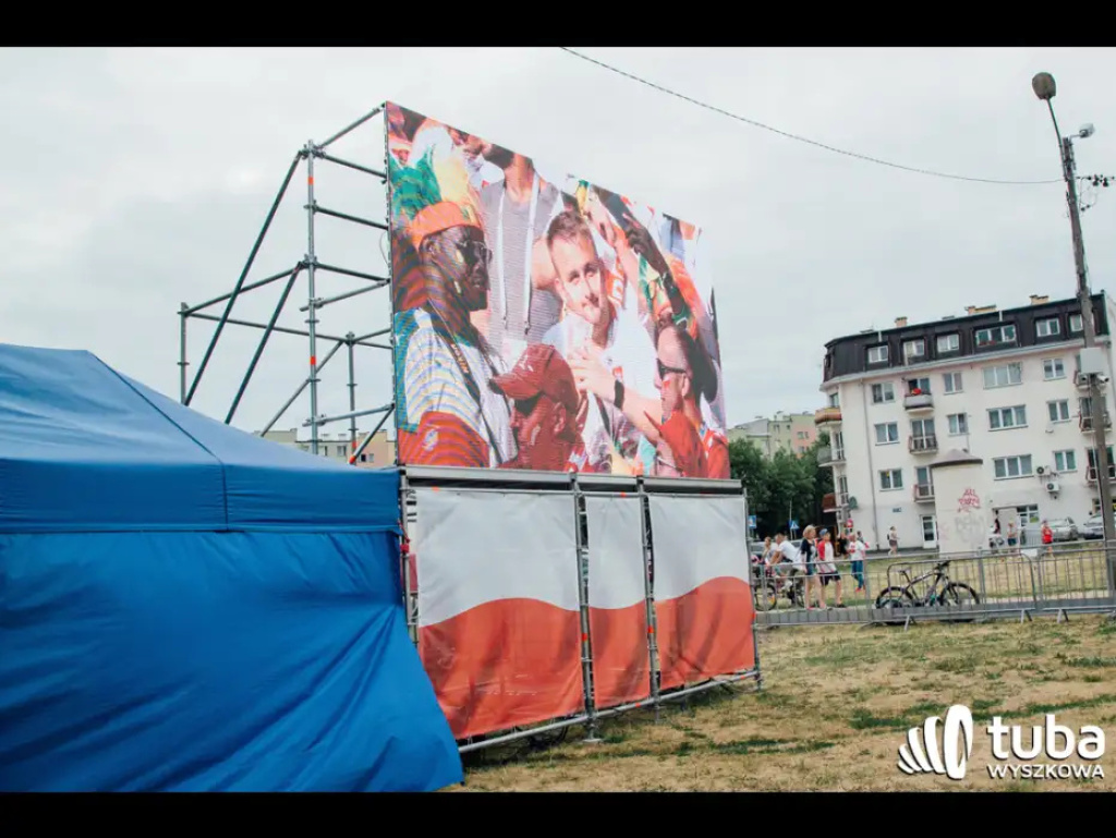 Wyszkowskie kibicowanie Polsce. Tłumy w strefie kibica