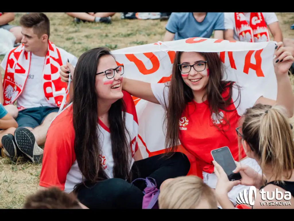 Wyszkowskie kibicowanie Polsce. Tłumy w strefie kibica