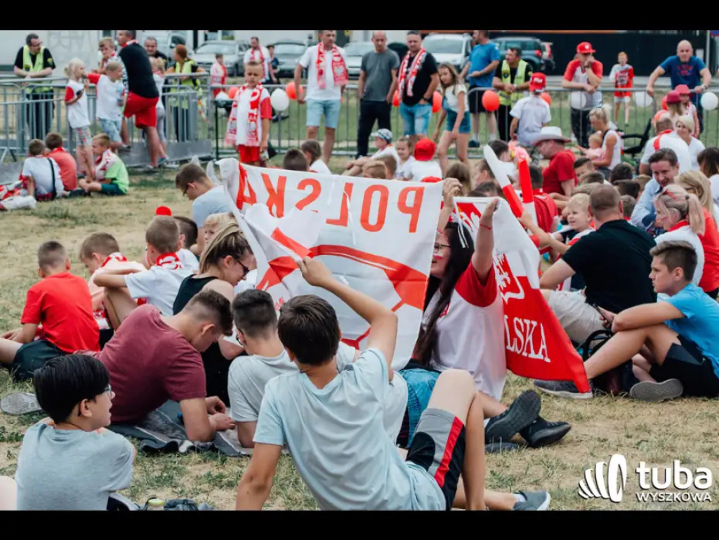 Wyszkowskie kibicowanie Polsce. Tłumy w strefie kibica